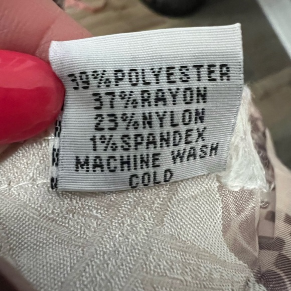 Gorgeous floral smocked top dress or skirt - very stretchy top EUC - Picture 8 of 8